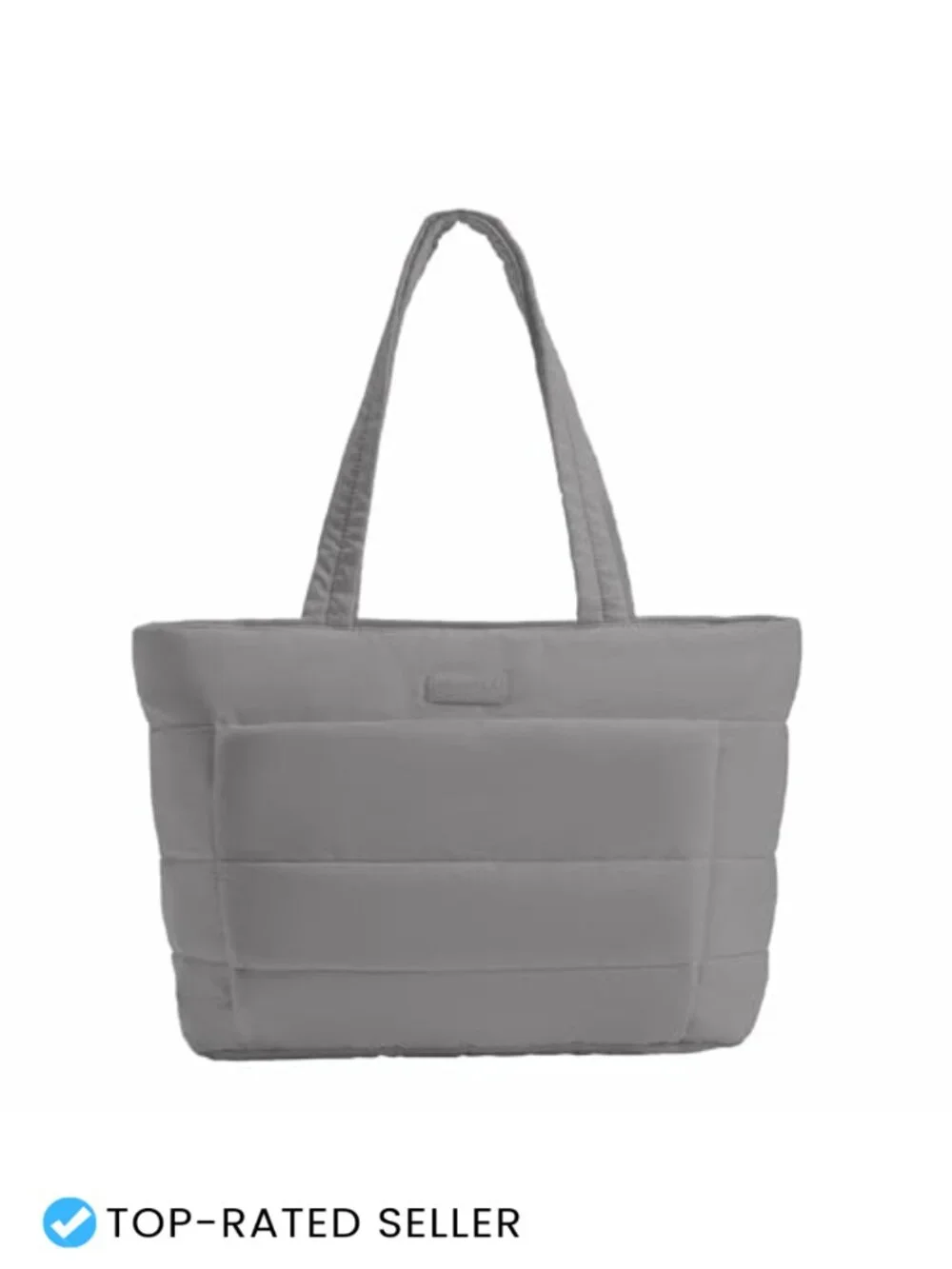 Large Puffer Tote Bag, Laptop Travel Work Tote, 20L Capacity, Shoulder Bag
